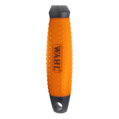 Cepillo Para Perros Y Gatos Grande En Forma De Rastrillo Con Mango De Gel Texturizado Professional Wahl® Ideal Para Mascotas De Pelo Largo Y Mediano Color Negro/naranja