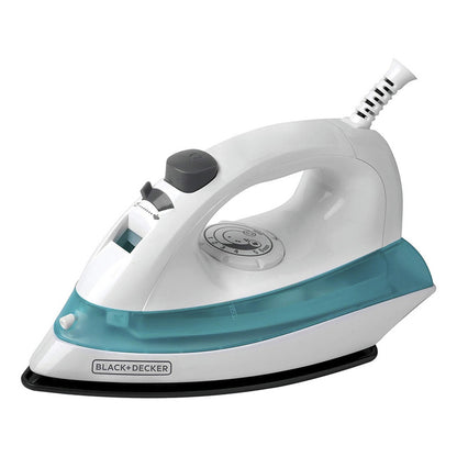 Plancha De Vapor Black+decker Suela Antiadherente, Irbd100 Color Blanco