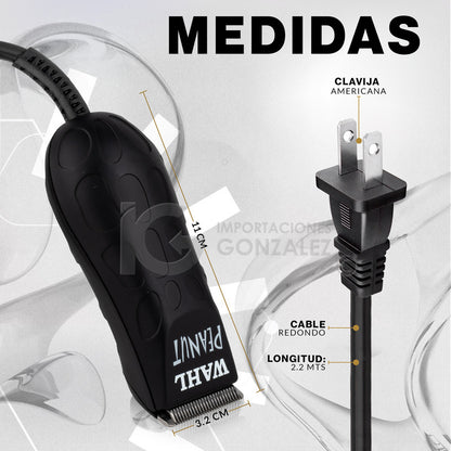 Máquina Recortadora Wahl® Professional Terminadora Peanut 8655-200 Color Negra 120v