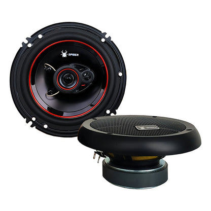 Bocina Spider 6 Pulgadas Pro Audio 3 Vías Potencia Rms 80 W Max Potencia 400 W
