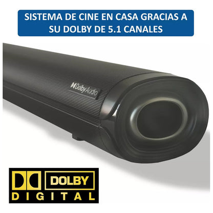 Barra De Sonido Pure Acoustics Para Smart Tv Con Subwoofer Y Bocinas Bluetooth 210w Cine En Casa