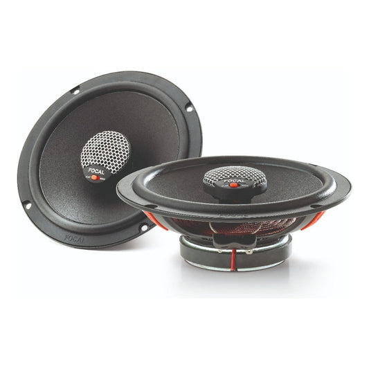Bocinas Para Auto Focal Universal Icu165 6,5inc 2vias 70wrms Color Negro