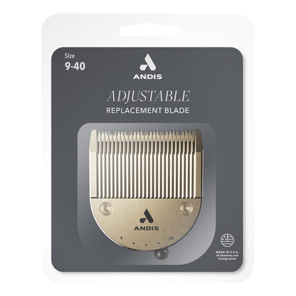Cuchillas De Repuesto Andis Acero Inoxidable 9-40 Gold
