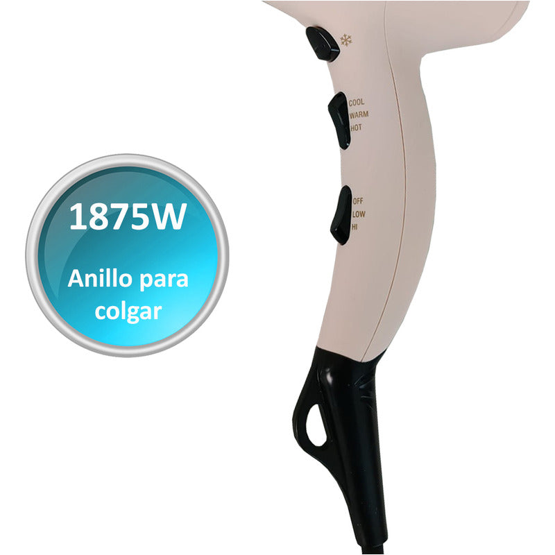 Secadora De Cabello Ionica Andis Con Turmalina 1875w 3 Vel