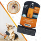 Cepillo Para Perros Y Gatos Grande En Forma De Rastrillo Con Mango De Gel Texturizado Professional Wahl® Ideal Para Mascotas De Pelo Largo Y Mediano Color Negro/naranja