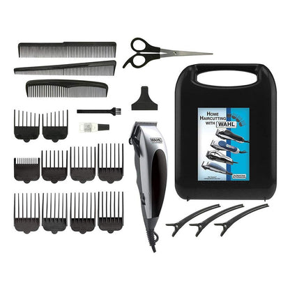 Maquina Rasuradora De Pelo Y Barba Wahl Kit Completo Home Pro 22 Piezas 9243-517
