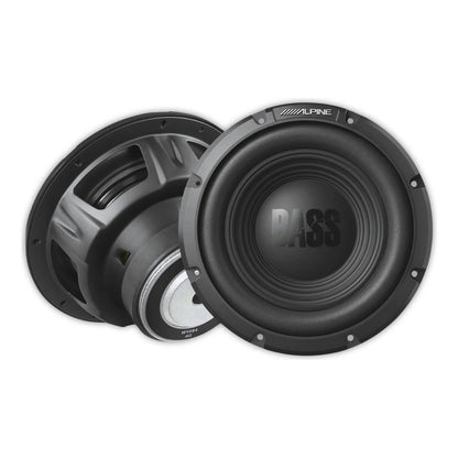 Subwoofer Alpine Modelo W10s4 10 Pulgadas Potencia Máxima 750w Potencia Rms 250w 4 Ohmios Color Negro