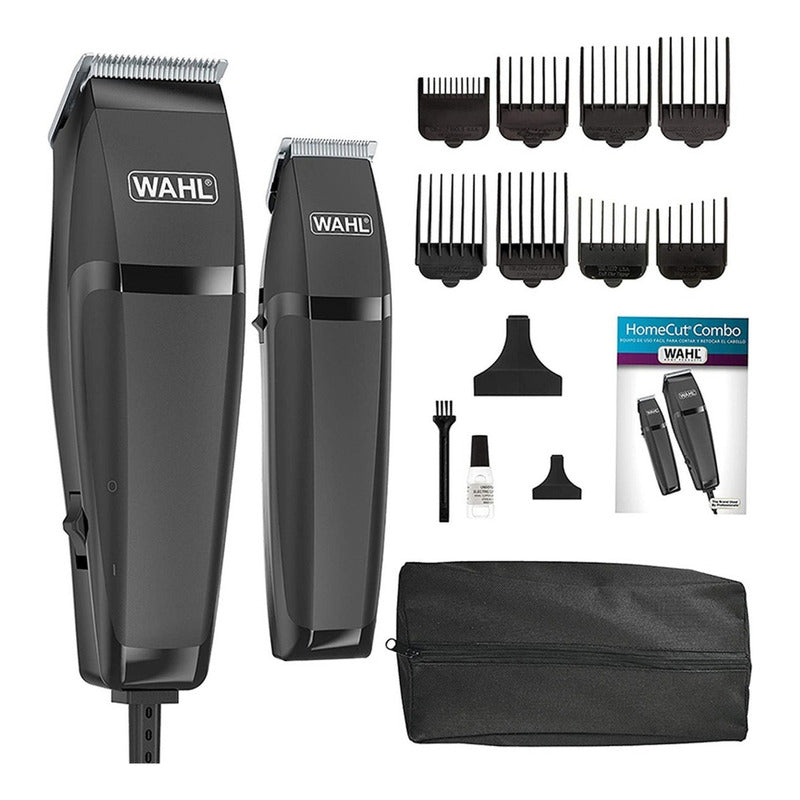 Maquina Rasuradora Electrica Wahl Y Cortadora De Bigote Barba Y Cuerpo Combo 14 Pzas 79450-home
