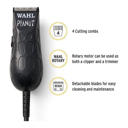 Máquina Recortadora De Cabello Wahl Black Peanut Profesional