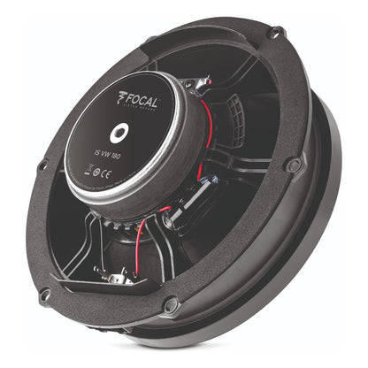 Bocinas Para Auto Focal Is Vw 180 7inc 2vias 75wrms 150w Max Color Negro