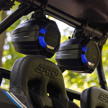 Par De Bocinas Alpine Bocina Cápsula Resistente Luz Rgb