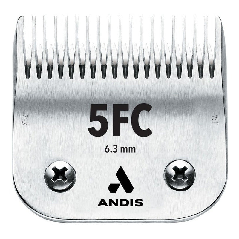 Cuchilla Repuesto Andis Fabricado En Acero Inoxidable Medida De La Cuchilla 5fc Modelo Ultra Edge