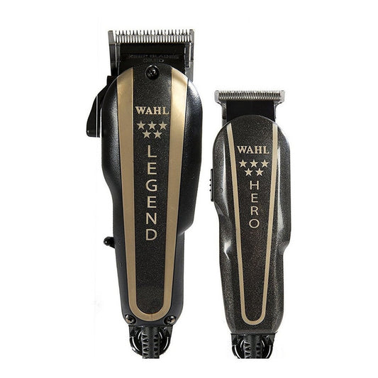 Máquina Wahl Barber Combo Legend Y Trimmer Hero Profesional
