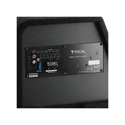Subwoofer Encajonado Y Amplificador Focal Bomba Bp20