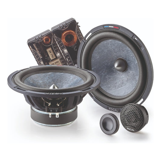 Set De Medios Focal Slatefiber Ps 165sf 6.5inc 2vias 80wrms