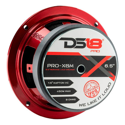 Altavoz 6.5 Pulgadas Ds18 Rango Medio 450w Max, 225w Rms