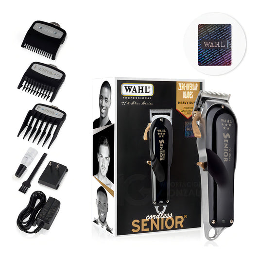 Wahl Senior Cordless Máquina Cortadora De Pelo, 5 Star Clipper Profesional Para Barberia Color Negro