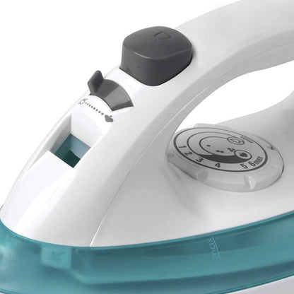 Plancha De Vapor Black+decker Suela Antiadherente, Irbd100 Color Blanco