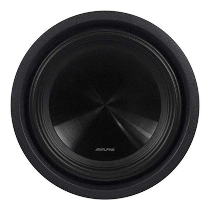 Subwoofer Alpine Modelo W10s4 10 Pulgadas Potencia Máxima 750w Potencia Rms 250w 4 Ohmios Color Negro