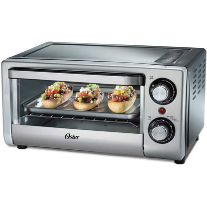 Horno De Mesa Eléctrico Oster Compact Tssttv10l 10l Plata 127v