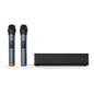 Bocina Portátil Pure Acoustics Singbar Con Karaoke Y 2 Micrófonos Color Negro