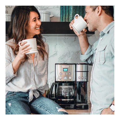 Cafetera Automática Cuisinart Hasta 12 Tazas 3 Dif Tamaños