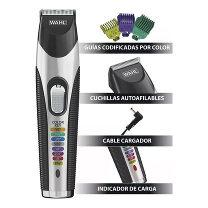 Combo Wahl Pro Deluxe Maquinas Para Barba Bigote Nariz Oidos