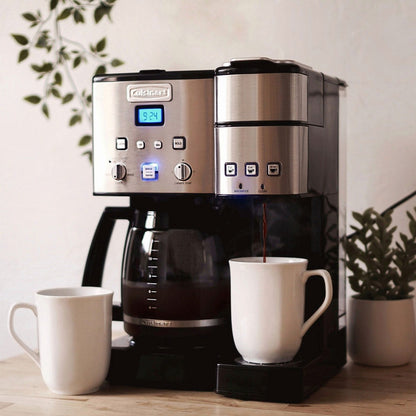 Cafetera Automática Cuisinart Hasta 12 Tazas 3 Dif Tamaños