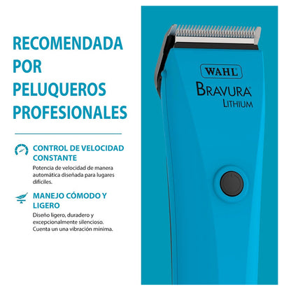 Máquina Inalámbrica Rasuradora Perro Wahl Profesional Bravur