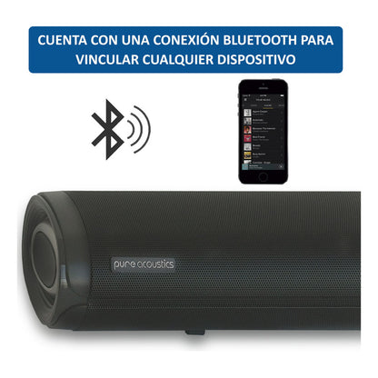 Barra De Sonido Smart Tv Pure Acoustics Bluetooth Subwoofer