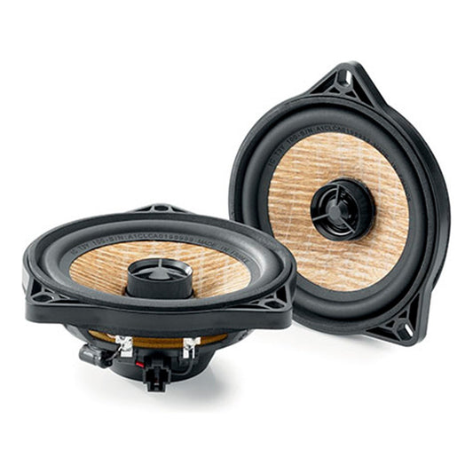 Kit Coaxial 2 Vías Focal Ic T3y 100 40w Rms 4 Ohms Color Negro