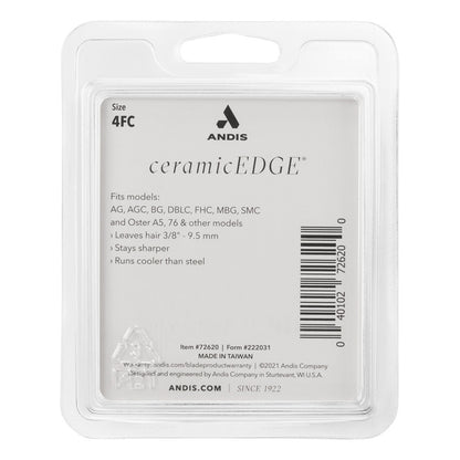 Cuchilla Repuesto Andis Acero Inoxidable #4fc Ceramic Edge