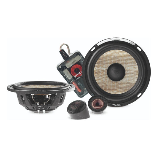 Set De Medios Focal Flax Evo Ps165fse 6.5inc 2vias 60w Rms Color Negro