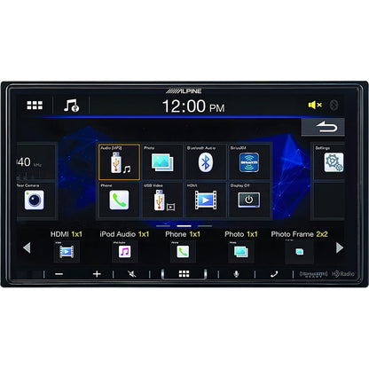 Autoestereo Alpine Ilx-f407 2-din 7pul Bluetooth Usb
