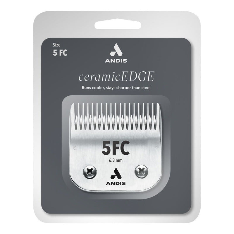 Cuchilla Repuesto Andis Fabricado En Acero Inoxidable Medida De La Cuchilla 5fc Modelo Ultra Edge