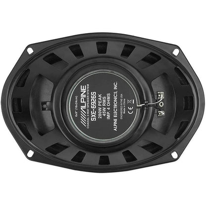 Nuevas Bocinas Coaxiales 2 Vías Alpine 6x9 280 Vatios Color Negro