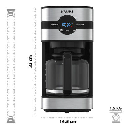Cafetera Krups Simplybrew Pantalla Digital Filtro Permanente