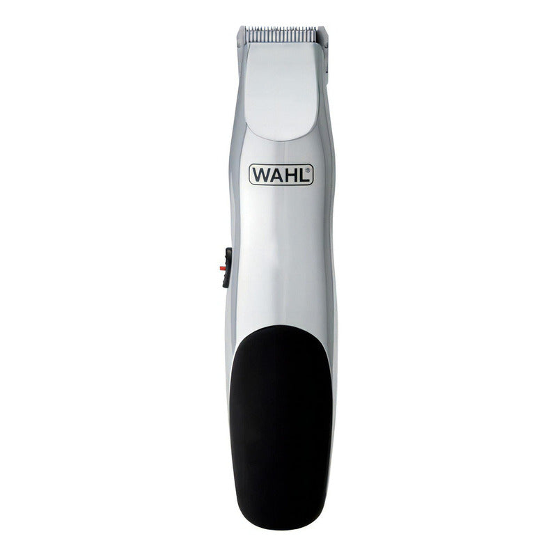Recortadora De Baterias Para Barba Bigote Wahl Casera Color Plateado/negro
