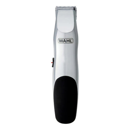 Recortadora De Baterias Para Barba Bigote Wahl Casera Color Plateado/negro