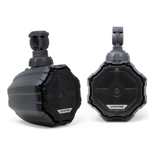 Par De Bocinas Alpine Bocina Cápsula Resistente Luz Rgb