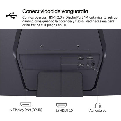 Monitor LG Ultragear 27  Qhd Curvo 1000r, 1ms Freesync 180hz