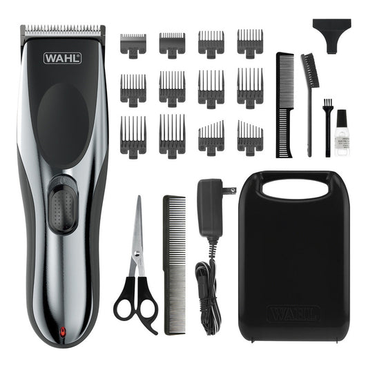 Kit De Máquina Rasuradora Inalámbrica Wahl, Para Cabello Y Barba, 22 Accesorios Incluidos, Cuchillas De Acero Inoxidable. Modelo 9639-2201mx
