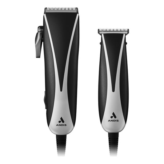 Combo Ultra Clip Andis Rasuradora Y Recortadora Cabello Pm10