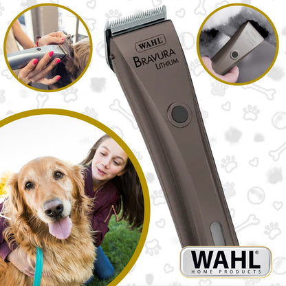 Máquina Rasuradora Perro Profesional Wahl Bravura Inalambric