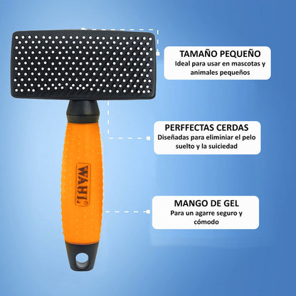 Cepillo De Nylon Grande Wahl Mango De Gel Cepillo Para Perro