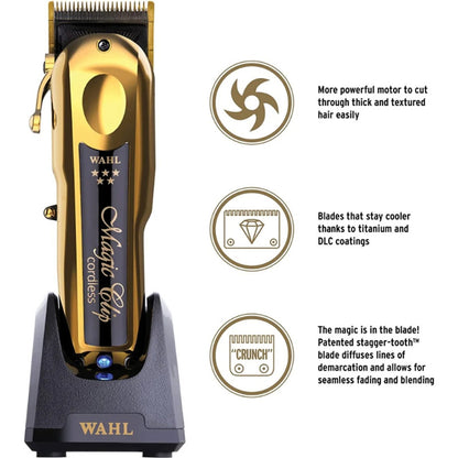 Maquina Profesional Wahl Magic Clip Gold 5 Star Cordless