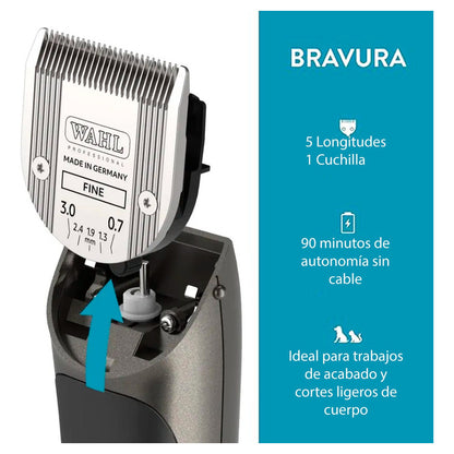 Máquina Rasuradora Perro Profesional Wahl Bravura Inalambric