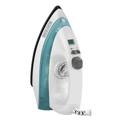 Plancha De Vapor Black+decker Suela Antiadherente, Irbd100 Color Blanco