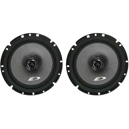 Nuevas Bocinas Alpine 6.5 Altavoces Coaxiales 2 Vías Color Negro