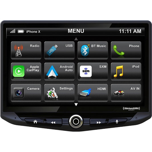 Autoestéreo Stinger Un1810 10  Carplay Android Gps Bt Usb